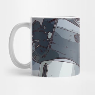 World War II Bomber with Nose Art Mug